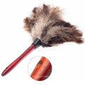 23" Bofan Ostrich Natural Feather Duster Wood Handle Cleaning Tool Household Furniture Cleaning Duster